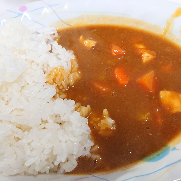 かぼちゃチキンカレー